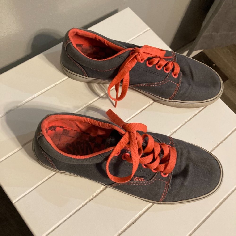 Gray pink lace up vans US 6.5 - Picture 4 of 5